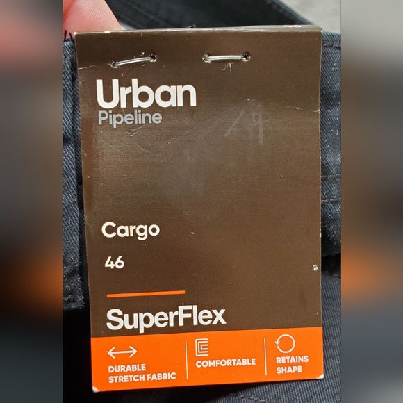 NWT Urban Pipeline superflex cargo shorts BLACK - Picture 8 of 8